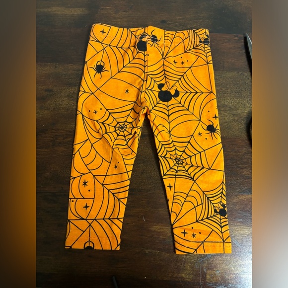 Disney Junior Minnie Mouse Halloween Infant Pants 12M | Spiderweb Print - Picture 2 of 4